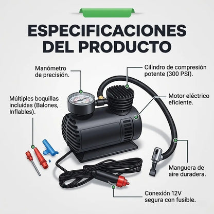 Mini Compresor Portatil 300