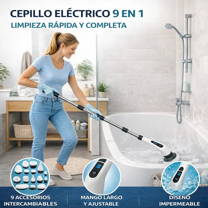 Limpiador eléctrico 9 en 1