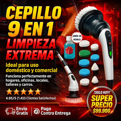 Limpiador eléctrico 9 en 1