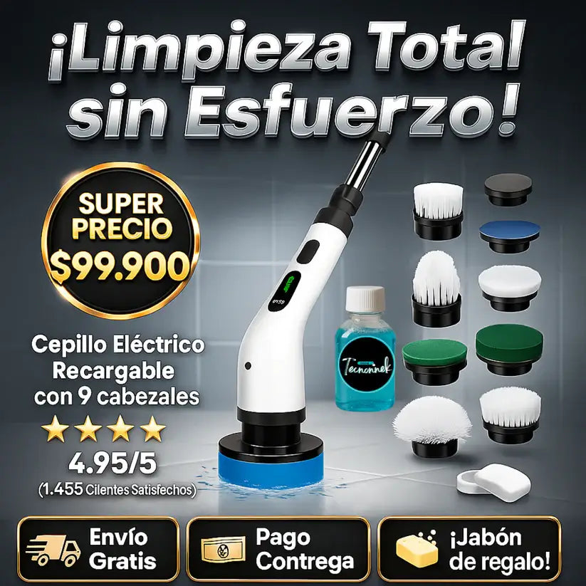 Limpiador eléctrico 9 en 1