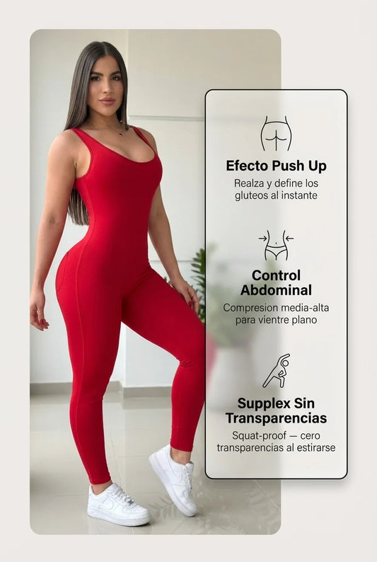 Enterizo Esqueleto Largo Push Up