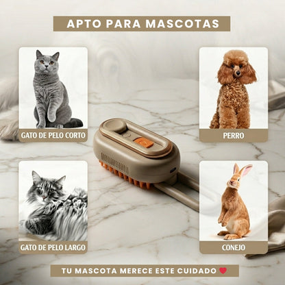 Cepillo Vapor Premium para Mascotas