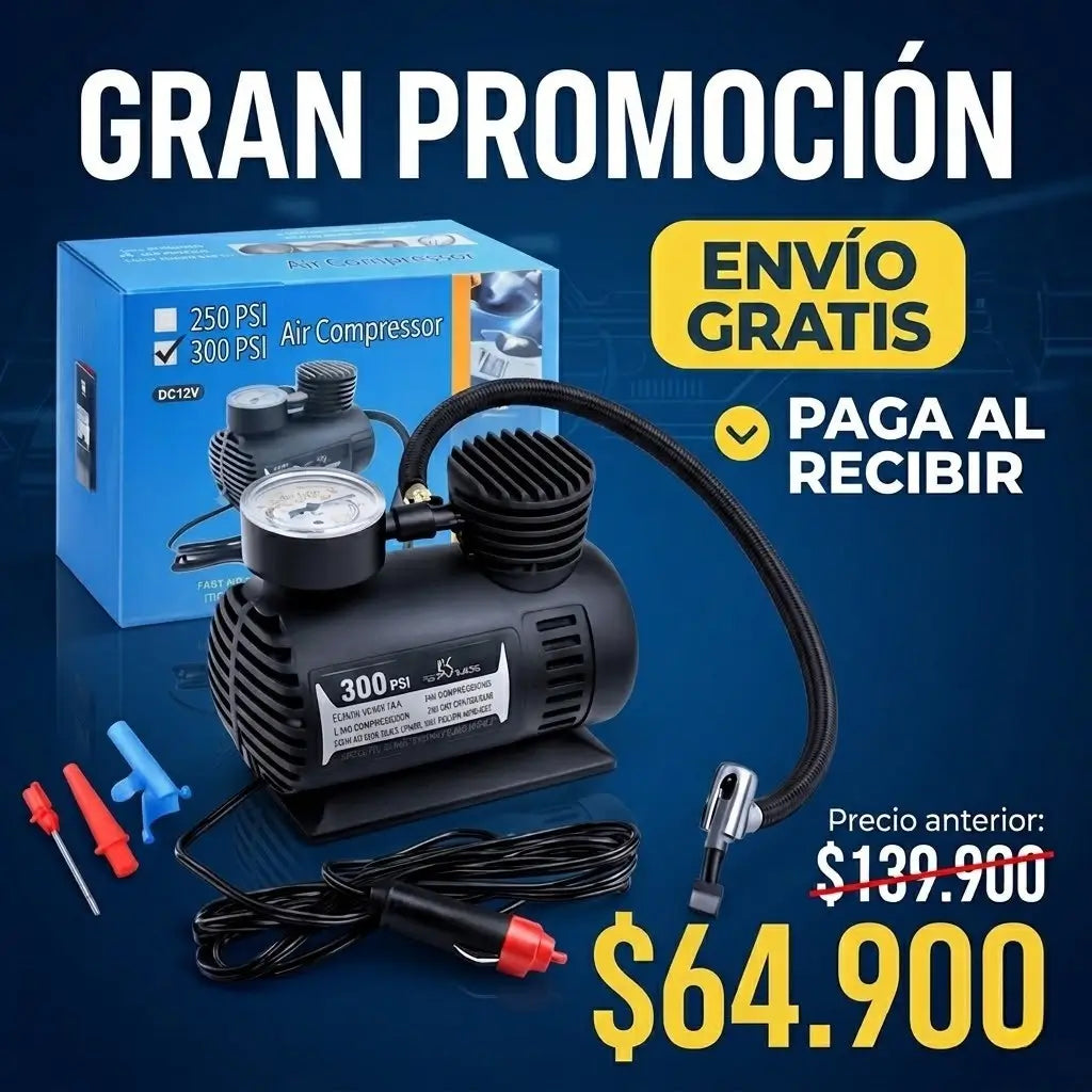 Mini Compresor Portatil 300